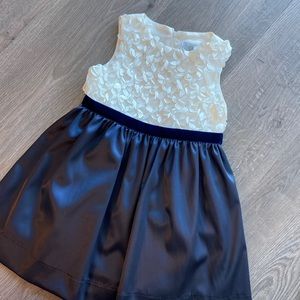 NWT Florence Eiseman Formal Navy and White Dress